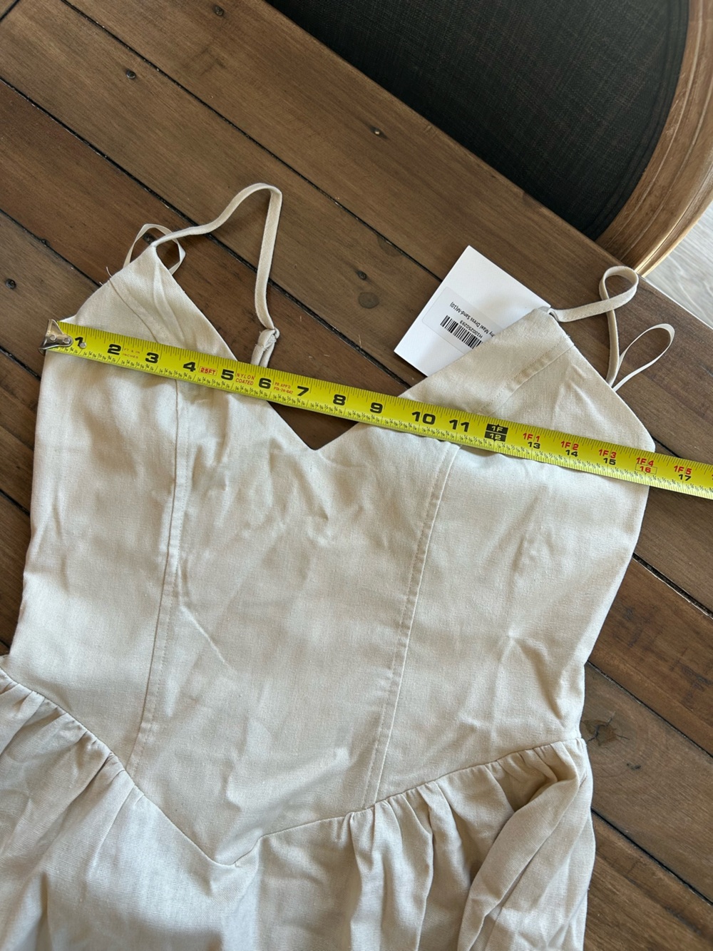 NWT Seven Wonders Zephy Linen Maxi Dress Sand Beige M - Picture 15 of 16